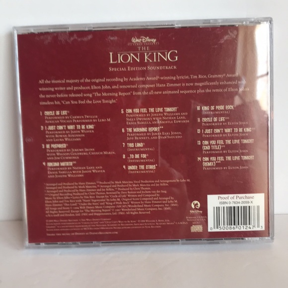 Lion King CD - Picture 2 of 4
